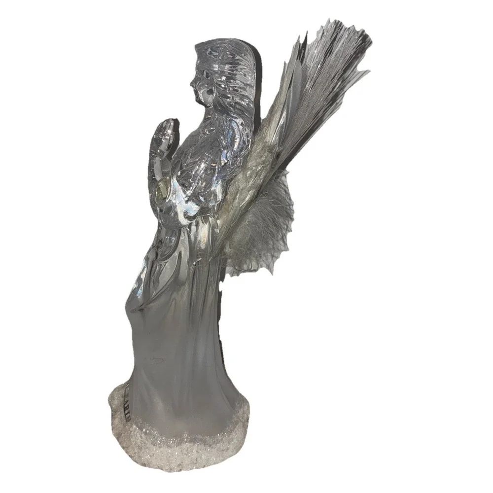 Vintage Avon Holiday Treasures Angel Glass 14